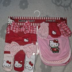 Hello Kitty Christmas Baby Set 
