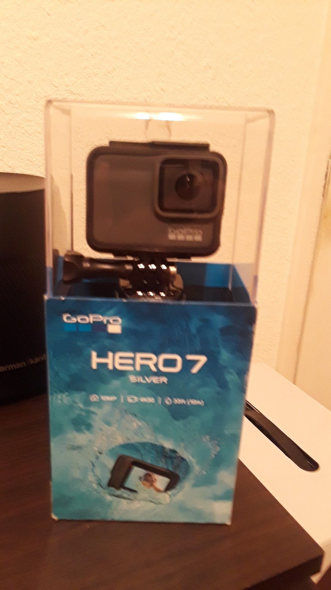 Brand new in box go pro hero7 silver under water camera