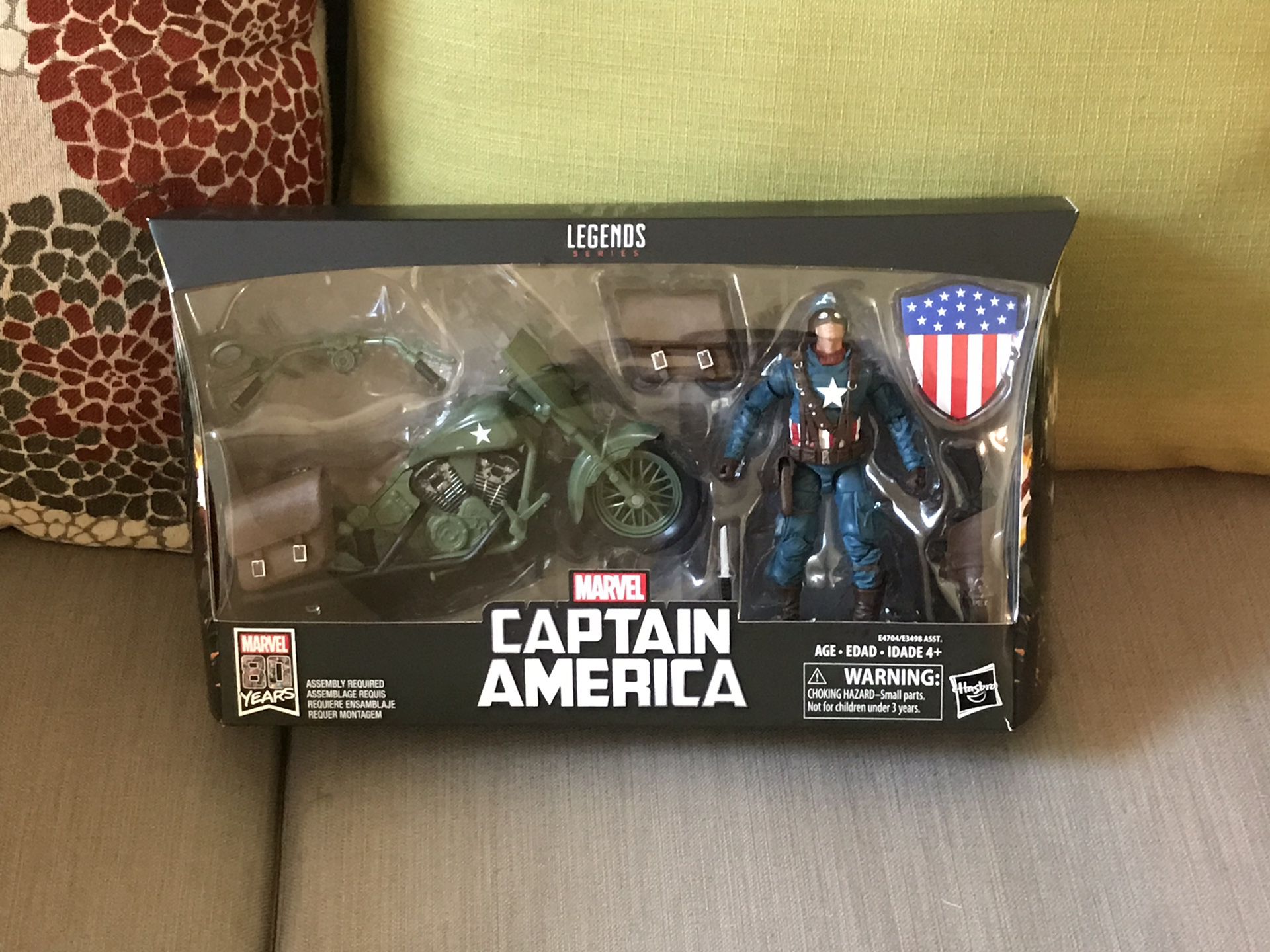 Marvel legends Captain America and motorcycle