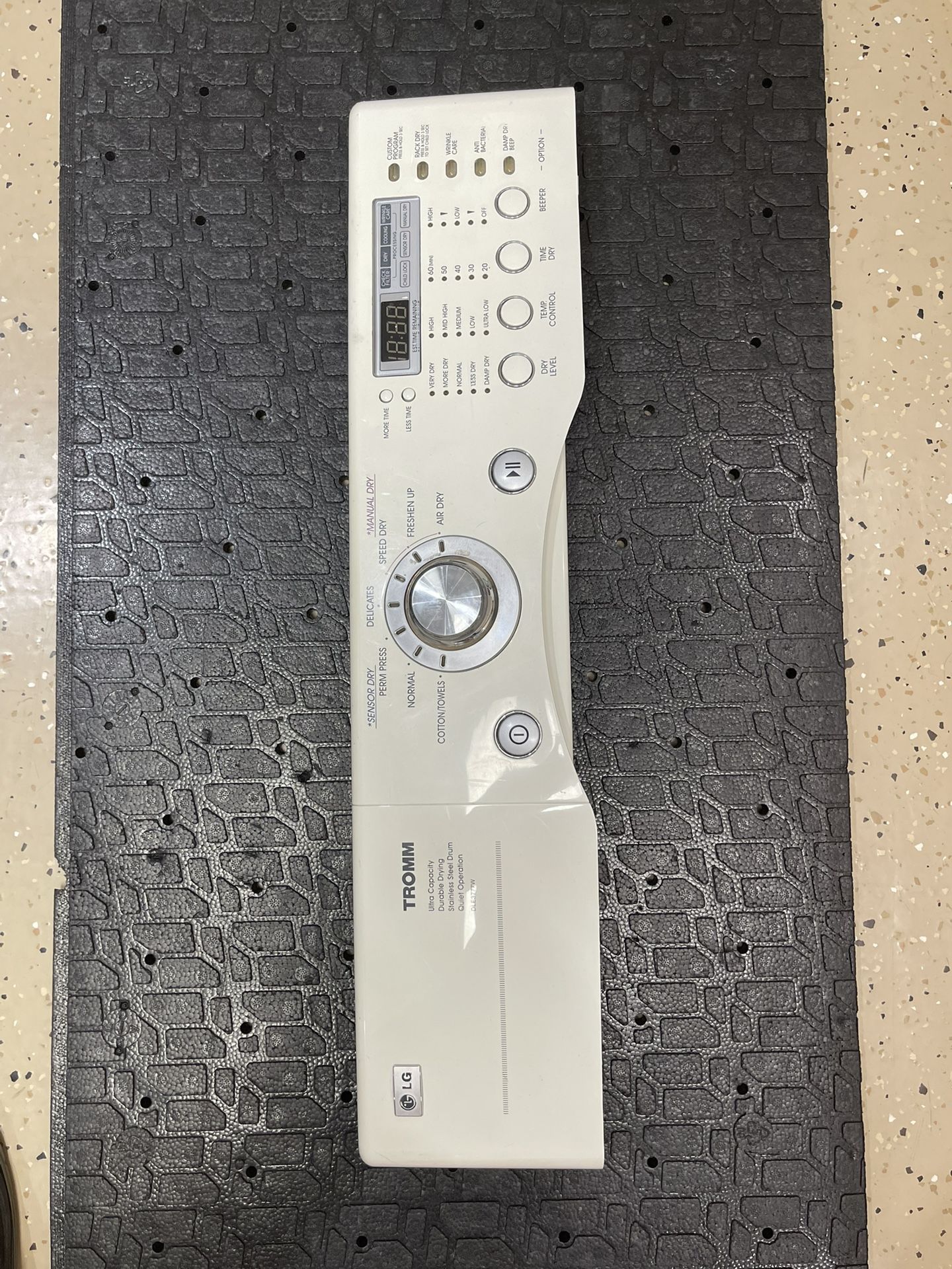 LG Dryer OEM Control Panel
