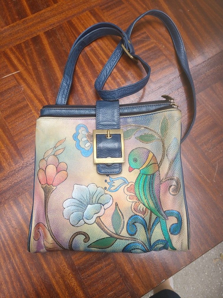 Hand Painted Crossbody Purse