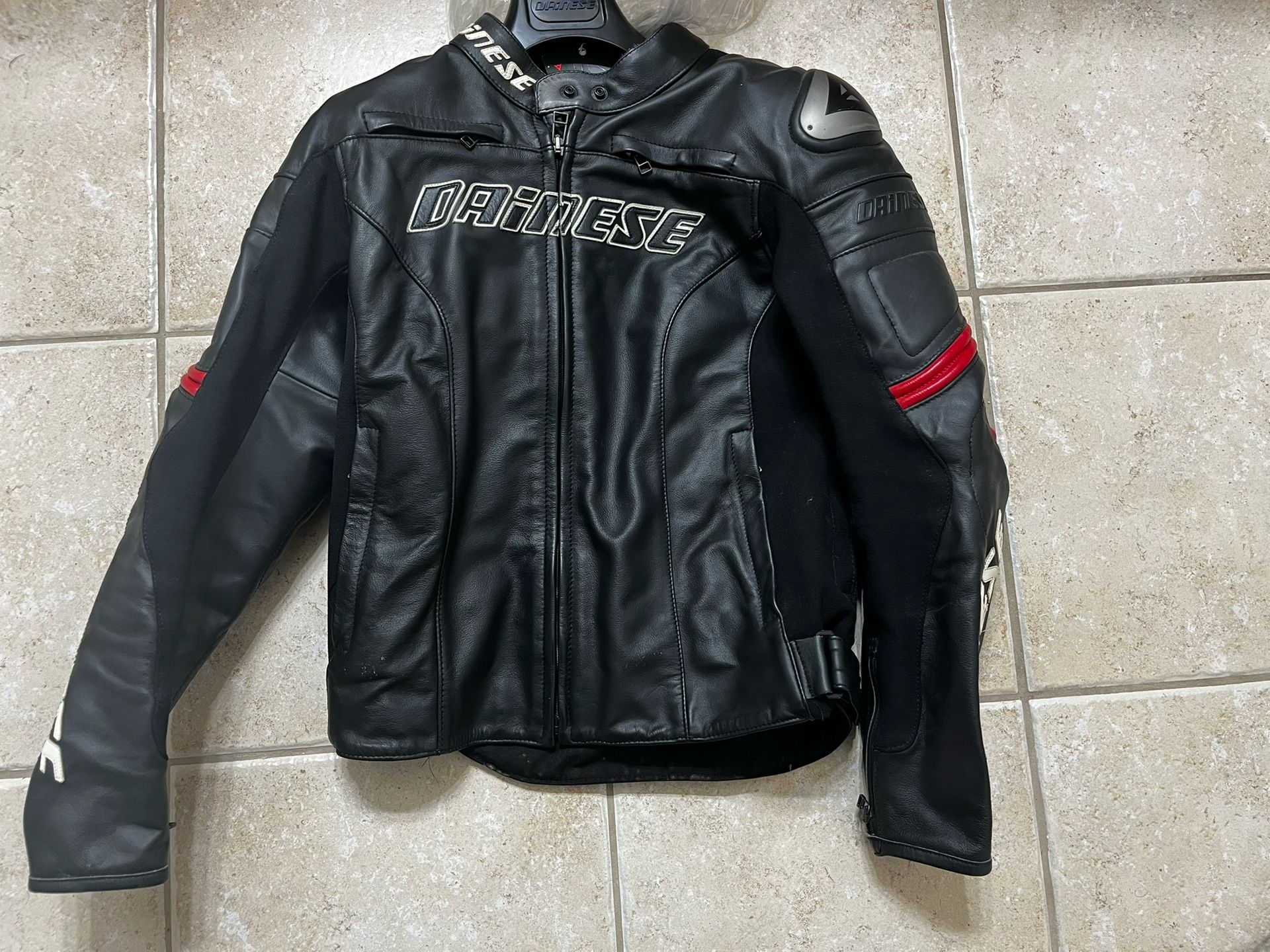 Dainese Motorcycle Jacket, Z1R Helmet, & gloves