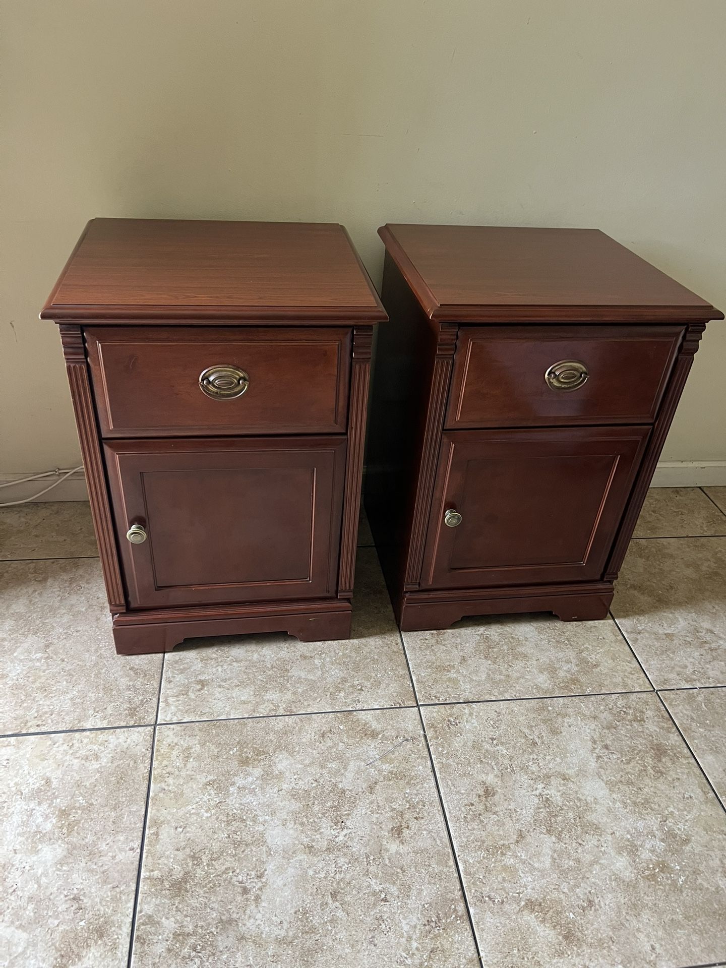 Two Night Stand Solid Wood Great Condition $35