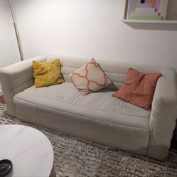 CB2 Boucle Sofa