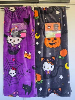 🎃 Hello Kitty Halloween Blankets 🎃