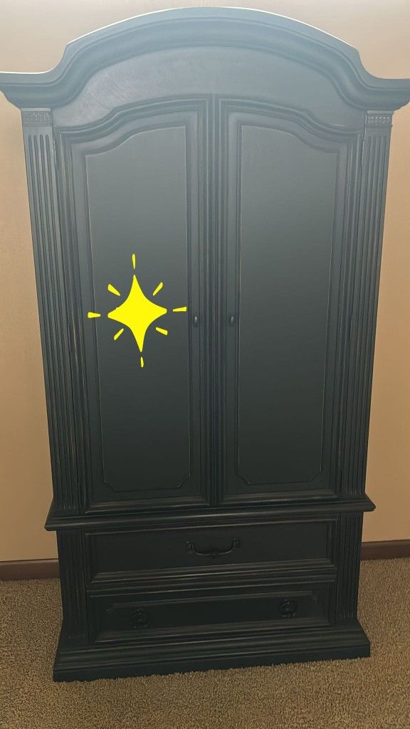 Black Cabinet Dresser