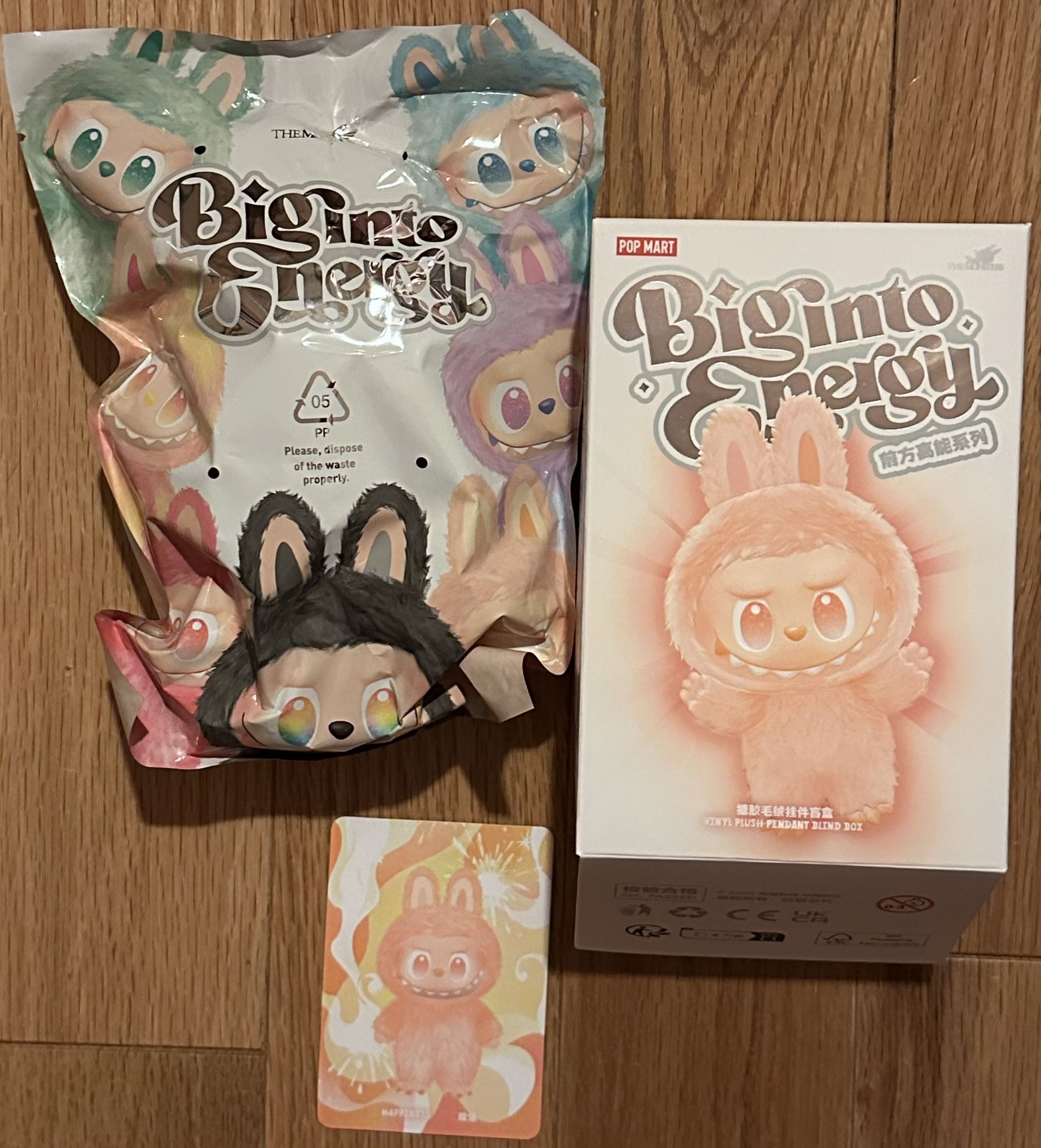 Big Into Energy Labubu Happiness