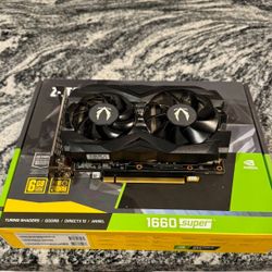 Zotac 1660 Super GPU