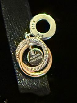 New Pandora Charm Rose Gold Always Together