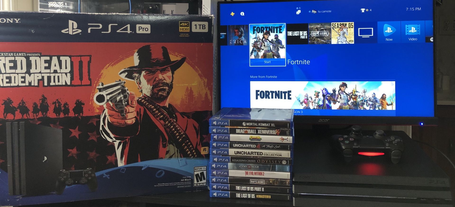 Ps4 pro 1TB bundle