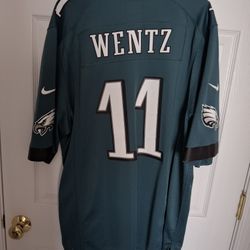 Philadelphia Eagles Wentz 11 Adult Xl Nfl Football Jersey 