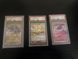 PSA 10 Gem Mint Pokémon Card Lot of 3