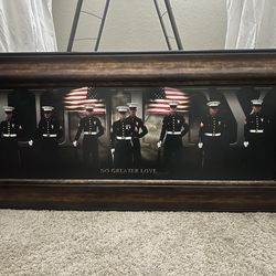 No Greater Love framed