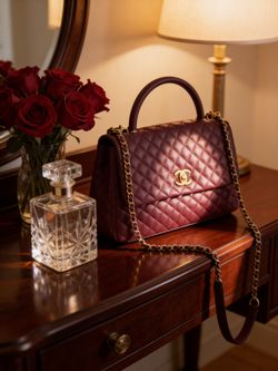 Burgundy large bag