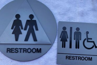 Restroom signs