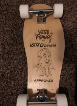 Vans van Doren approved skate board