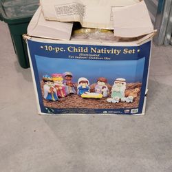 Little People Outdoor Nativity Scene