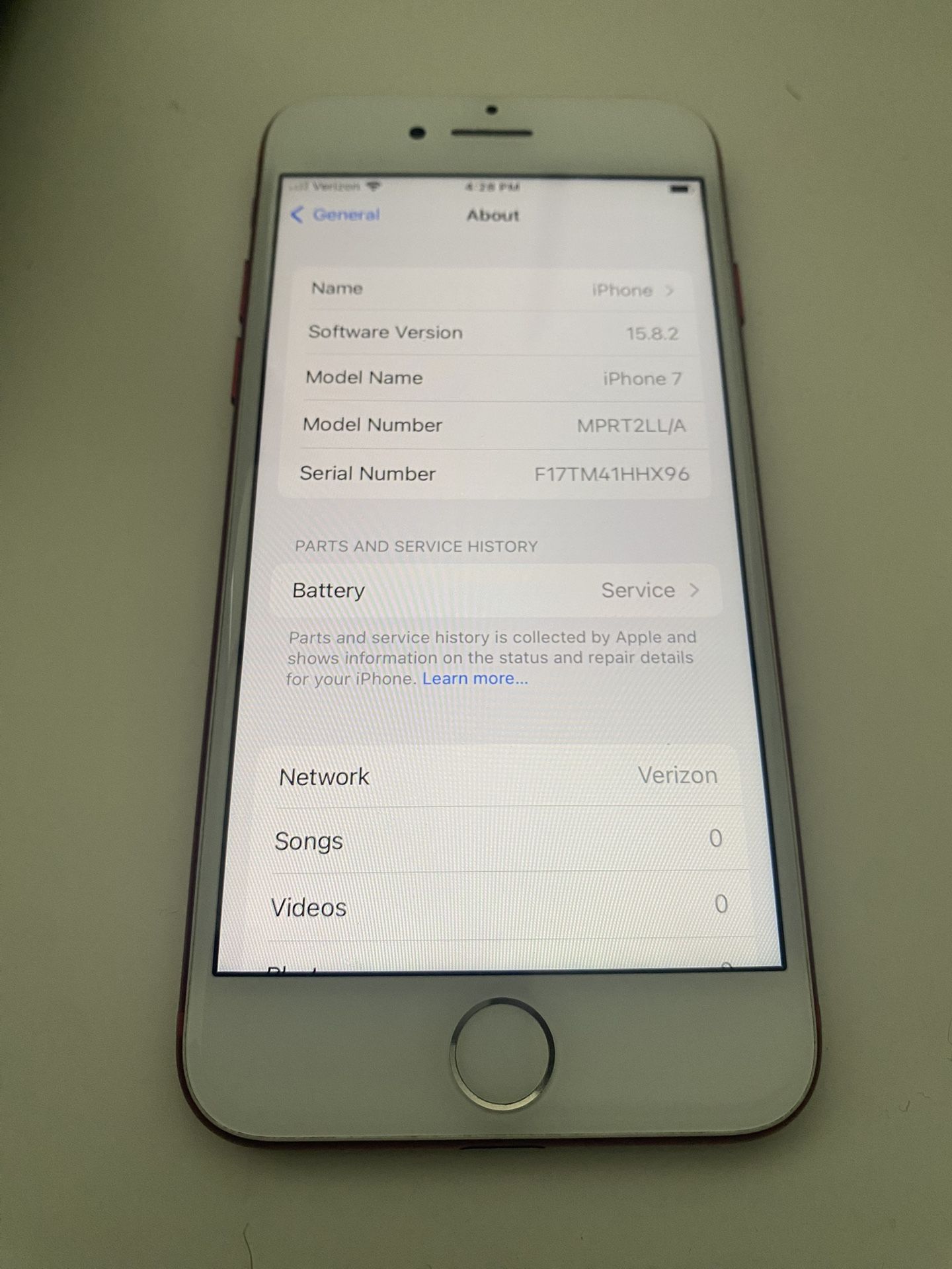iPhone 7 Red