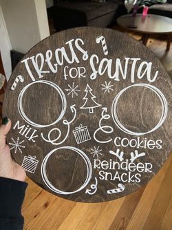 Santa Treat Tray