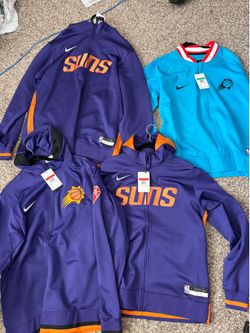 Nike NBA 75th Phoenix Suns Therma Flex Showtime Hoodie Game Jacket Sz.Large Tall