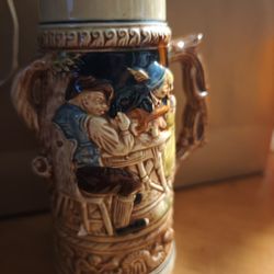 Vintage Fred Roberts Ceramic Musical Beer Stein – $71.99 (Negotiable)
