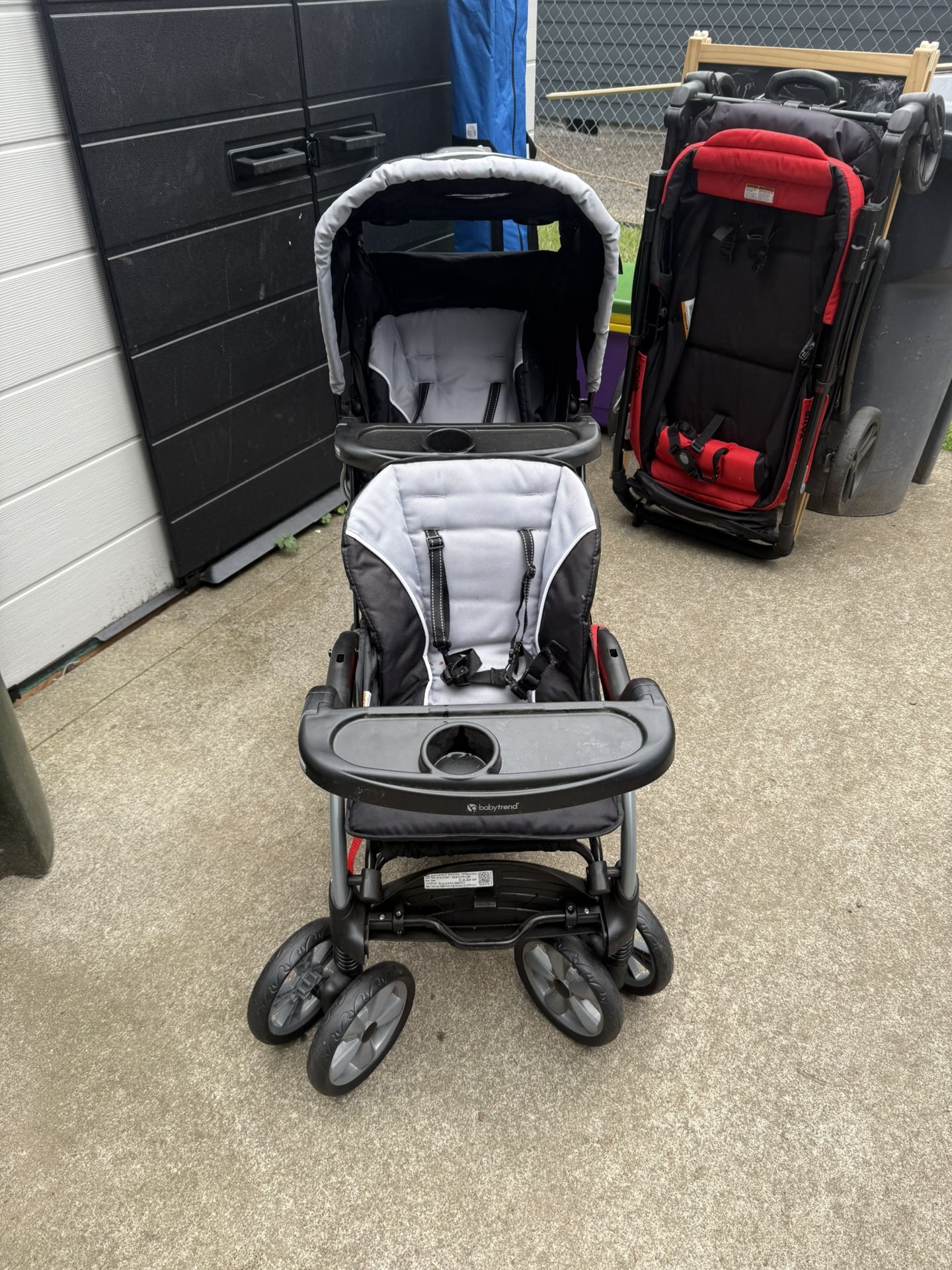 Double Sit And Stand Stroller