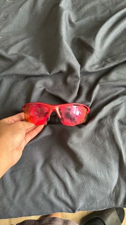 Red Sport Wraparound Sunglasses