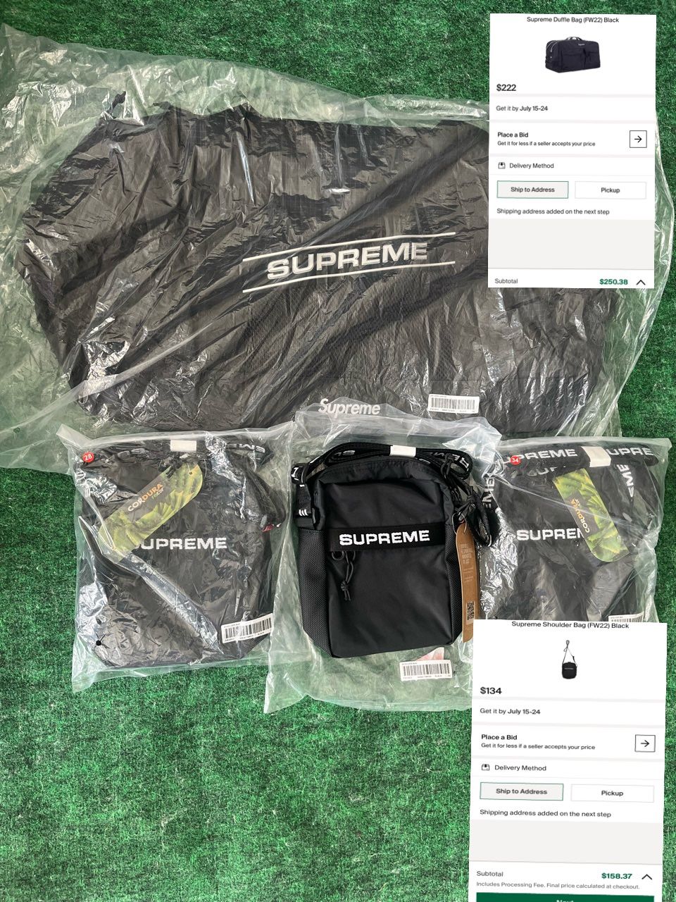 Supreme Side Bag & Duffle F|w 22