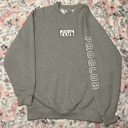 Stitched pro club crewnecks