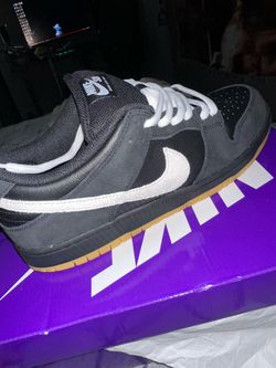 Nike SB Dunk Low Black/White/Gum/Light Brown