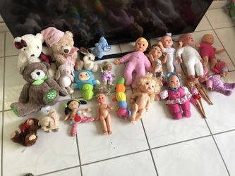 Over 35 toys in a bag! OBO!