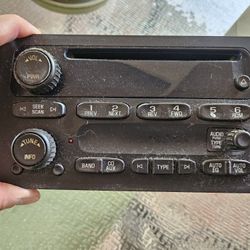 Car Radio/CD Player 2000 Chevy Trailblazer GMC