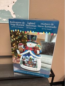 Xmas singing snowman