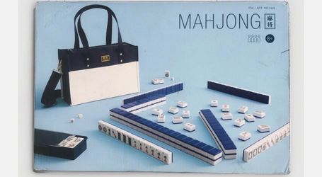 Mahjong Set, bag, racks and mat