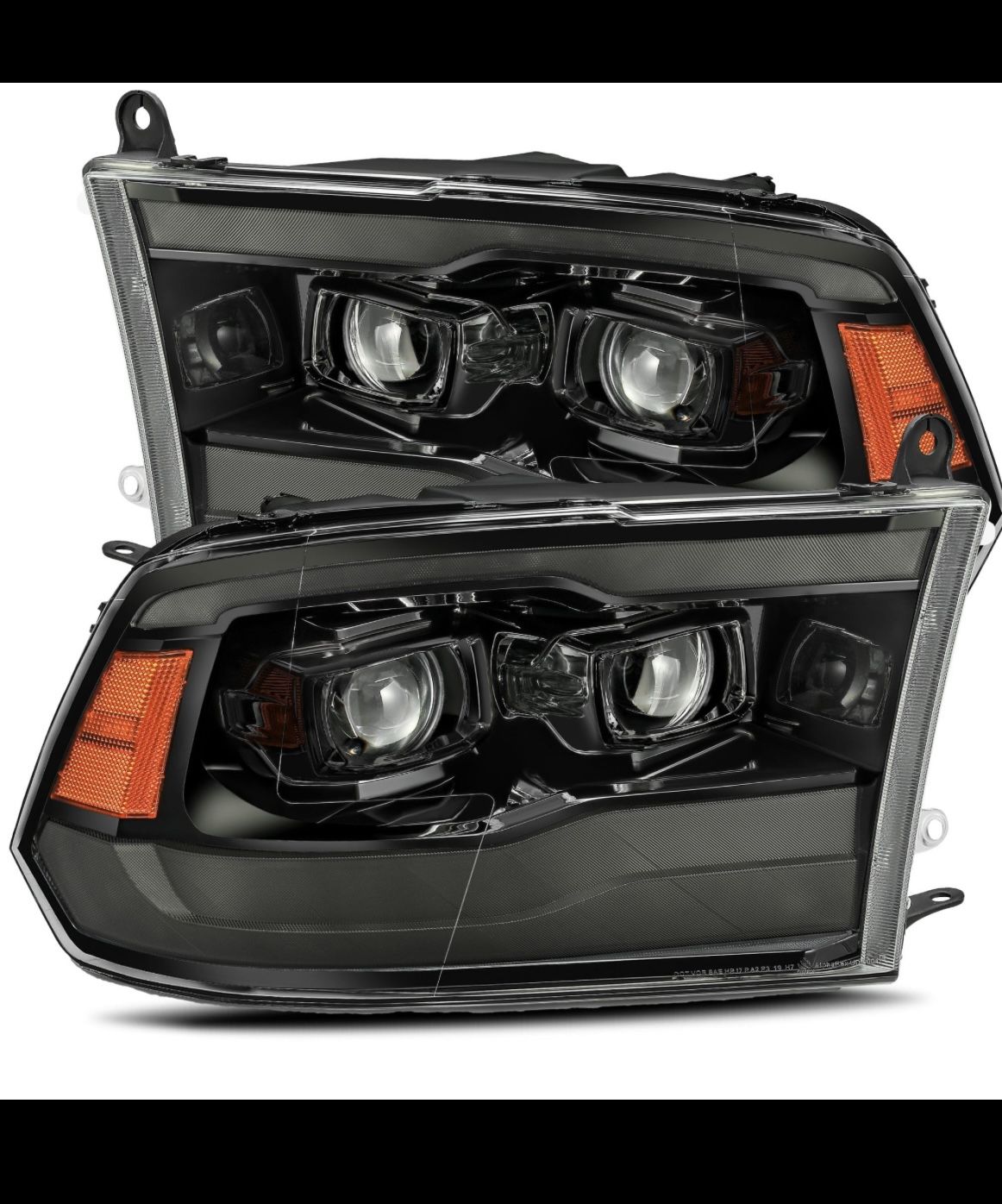 09-18 Ram Truck Headlights LUXX-Series LED Projector