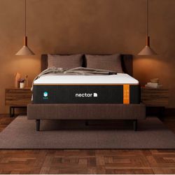 Nectar Premier Copper 14" Queen Mattress - Medium Firm Gel Memory Foam Mattress - 5 Layers of Comfor