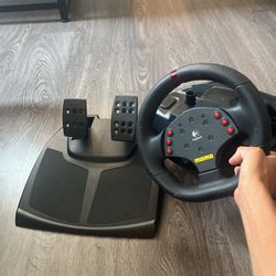 Logitech, Racing Wheel And PedalS For Pc 