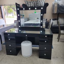Special New Vanity Desk With Lights Only $1,100