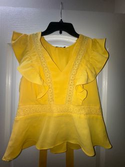 Girls Yellow Top L