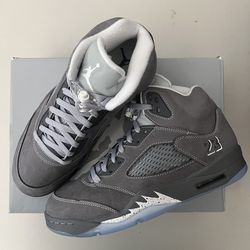 Jordan 5 Retro Wolf Grey (NEW/SIZE 10)