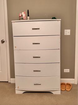 White Wood Dresser