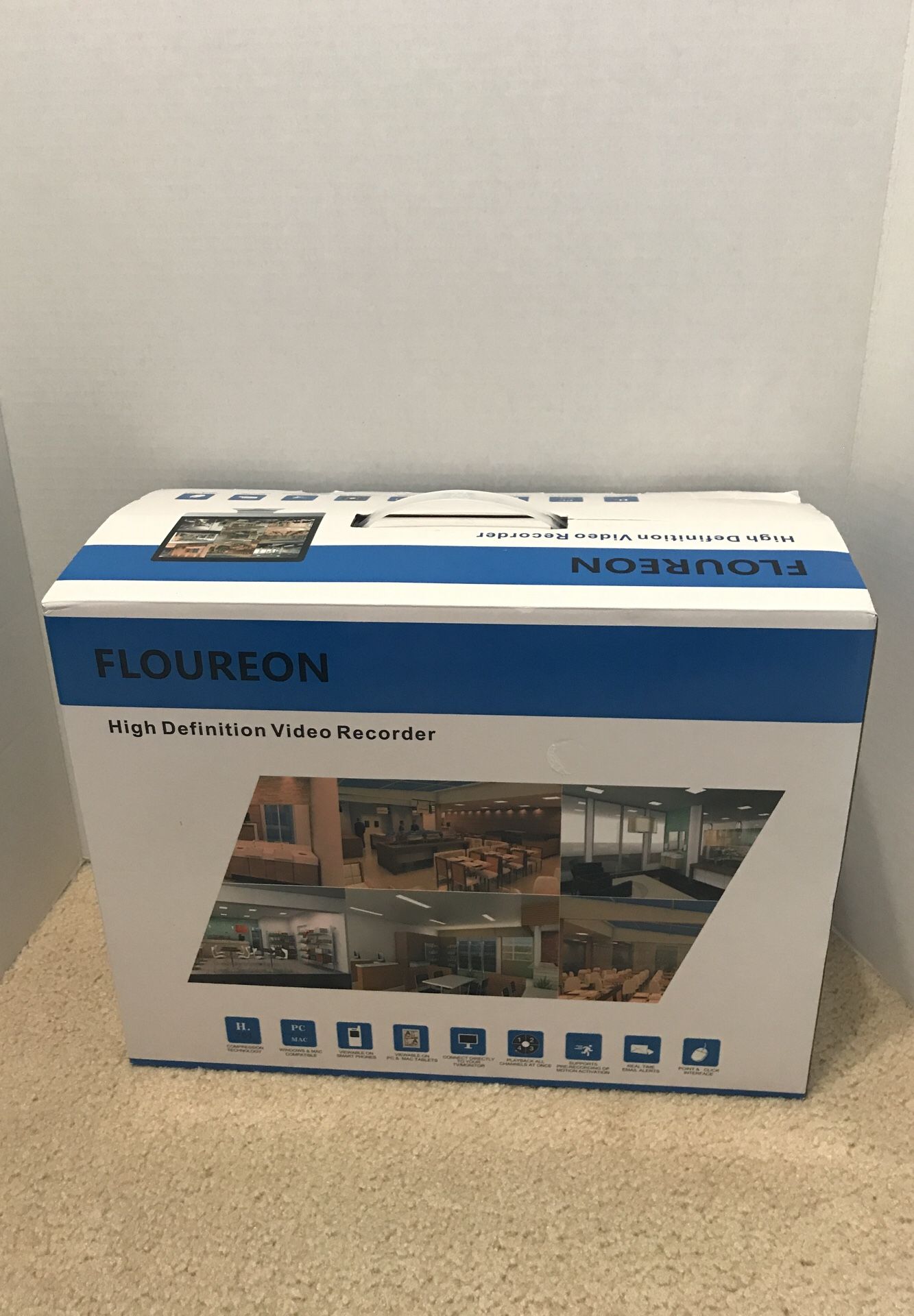 Floureon high definition video recorder New in box hard drive excludes