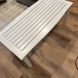 White Wooden Coffee Table $50 OBO
