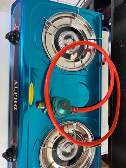 Alpha Gas One Double Burner Gas Stove