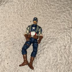 😍Vtg Captain America 😍 Action Figure Avengers 