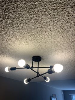 Sputnik Chandelier Ceiling Light Fixture