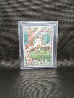 Pokémon Tcg Phantasmal Flames Meowth 106/094 Illustration Rare Mint Condition 