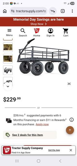 Garden wagon