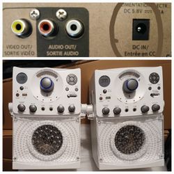 2 Brand New Singing Machine Karaoke Machines, Missing Ac Power Supply Cables So Only $25 For Both