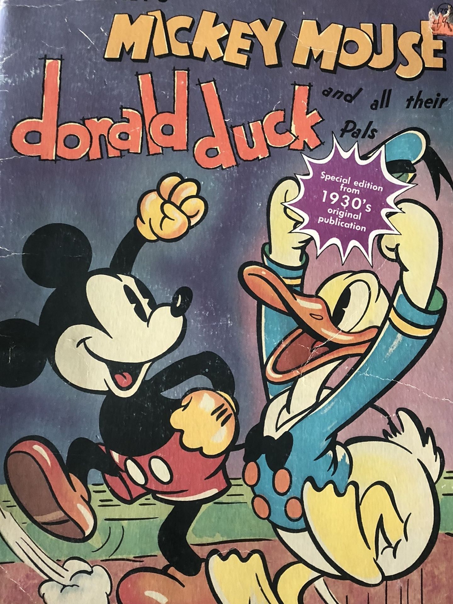 1937 Disney Mickey Mouse Magazine Book